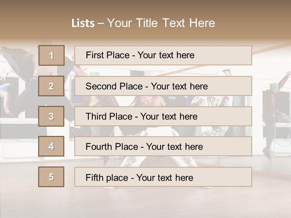 Young Finger Elder PowerPoint Template