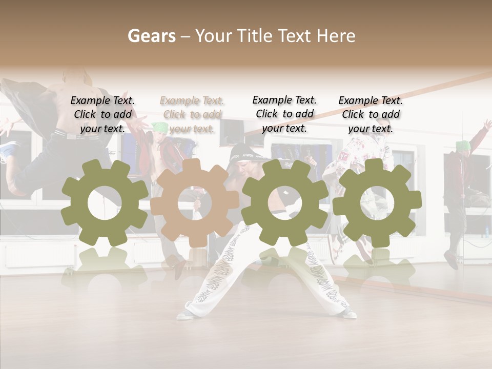 Young Finger Elder PowerPoint Template