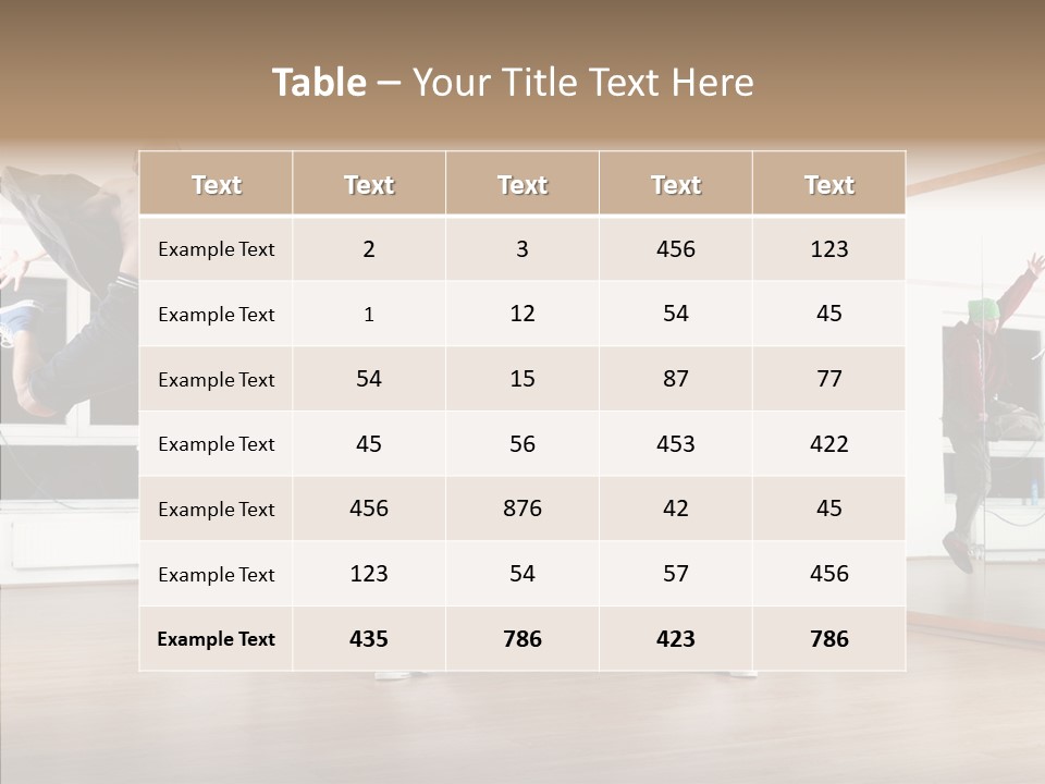 Young Finger Elder PowerPoint Template