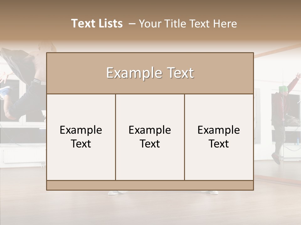 Young Finger Elder PowerPoint Template