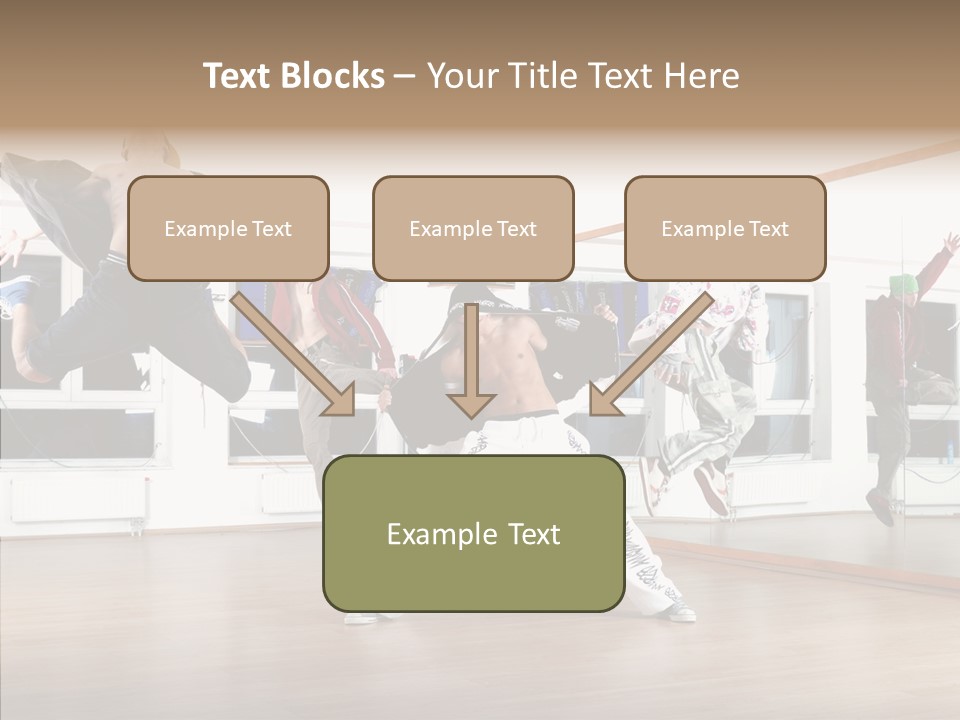 Young Finger Elder PowerPoint Template