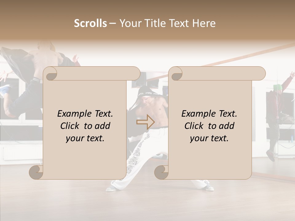 Young Finger Elder PowerPoint Template