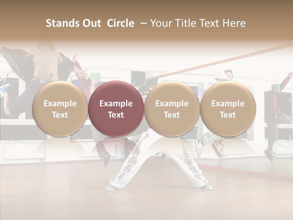 Young Finger Elder PowerPoint Template