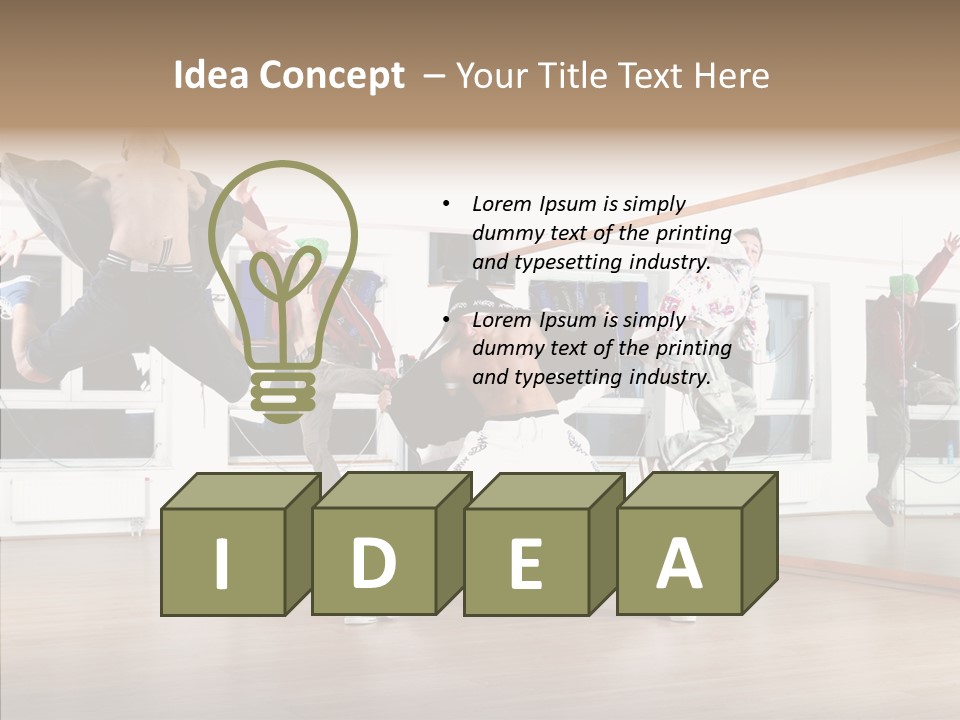 Young Finger Elder PowerPoint Template