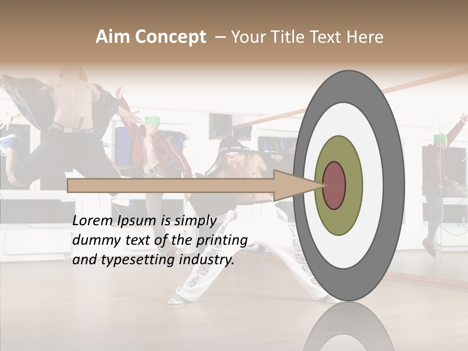 Young Finger Elder PowerPoint Template