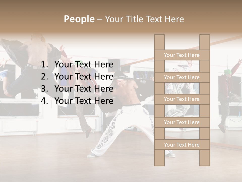 Young Finger Elder PowerPoint Template