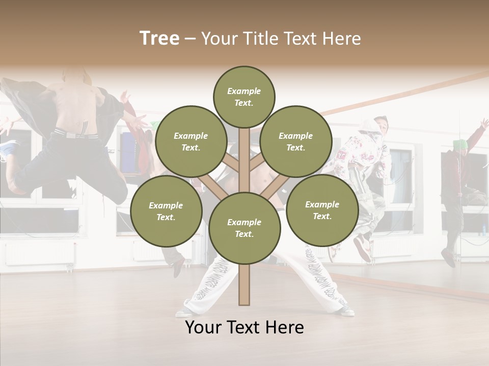 Young Finger Elder PowerPoint Template