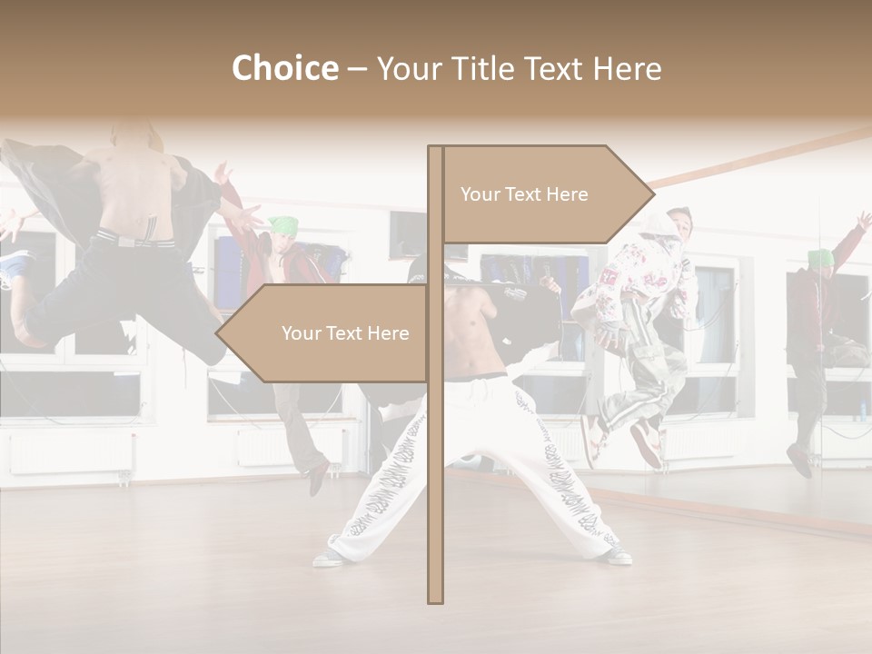 Young Finger Elder PowerPoint Template