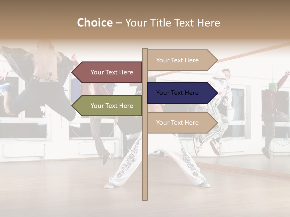Young Finger Elder PowerPoint Template