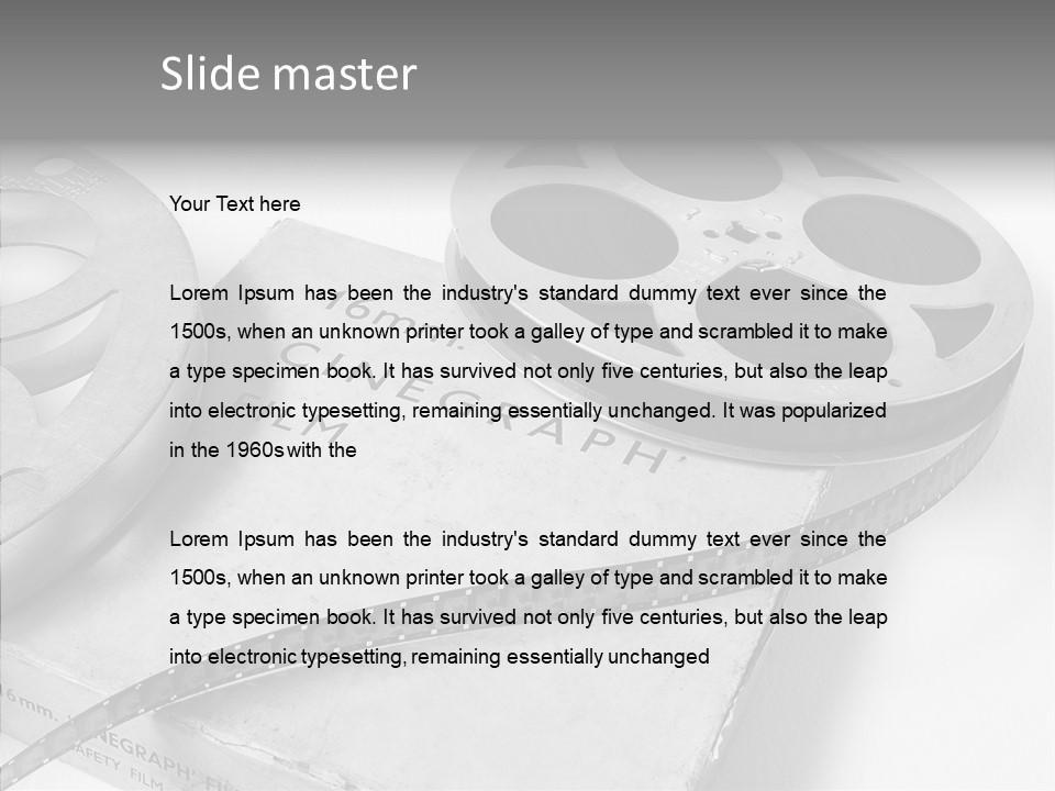 Senior  Closeup Elder PowerPoint Template