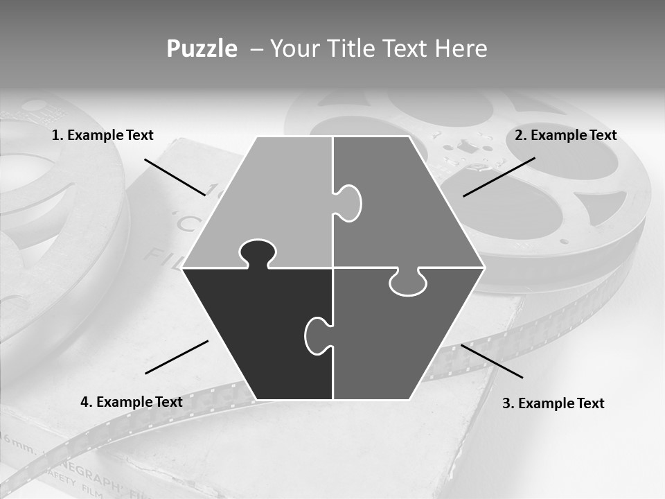 Senior  Closeup Elder PowerPoint Template