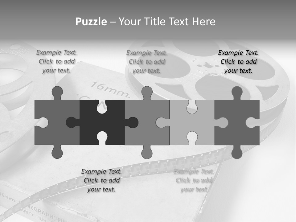 Senior  Closeup Elder PowerPoint Template