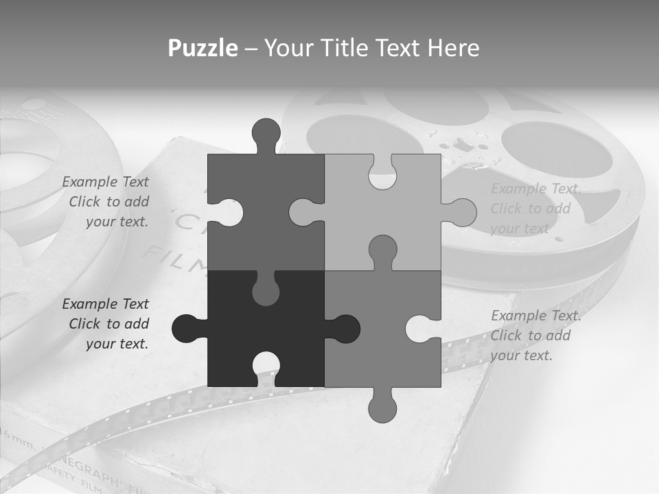 Senior  Closeup Elder PowerPoint Template