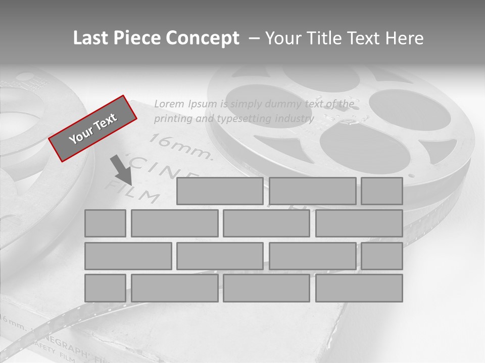 Senior  Closeup Elder PowerPoint Template