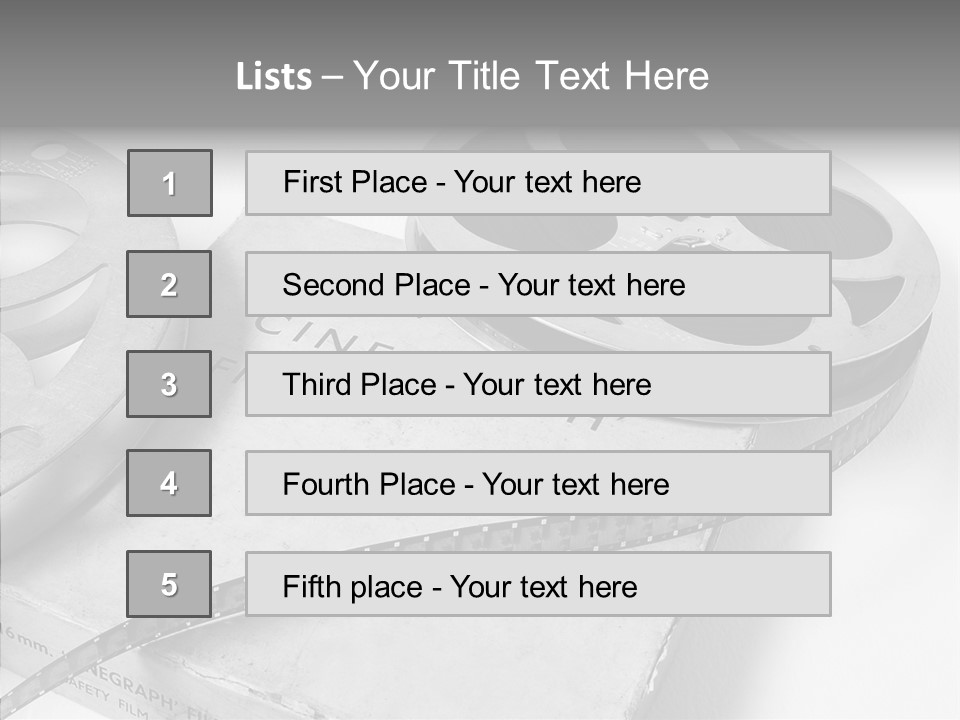 Senior  Closeup Elder PowerPoint Template