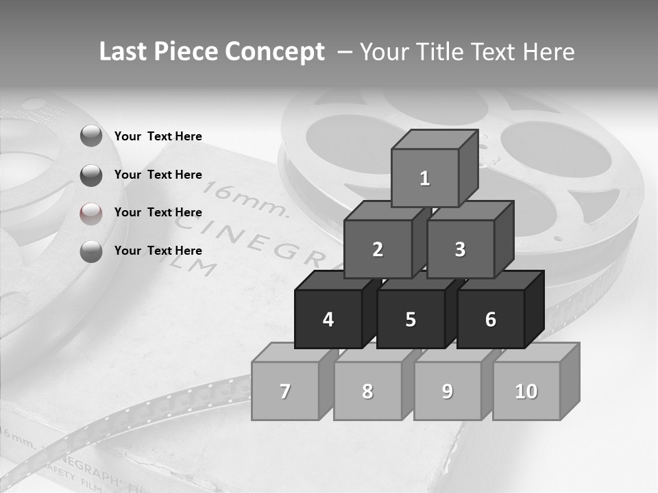 Senior  Closeup Elder PowerPoint Template