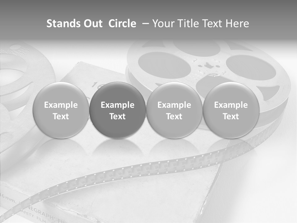 Senior  Closeup Elder PowerPoint Template