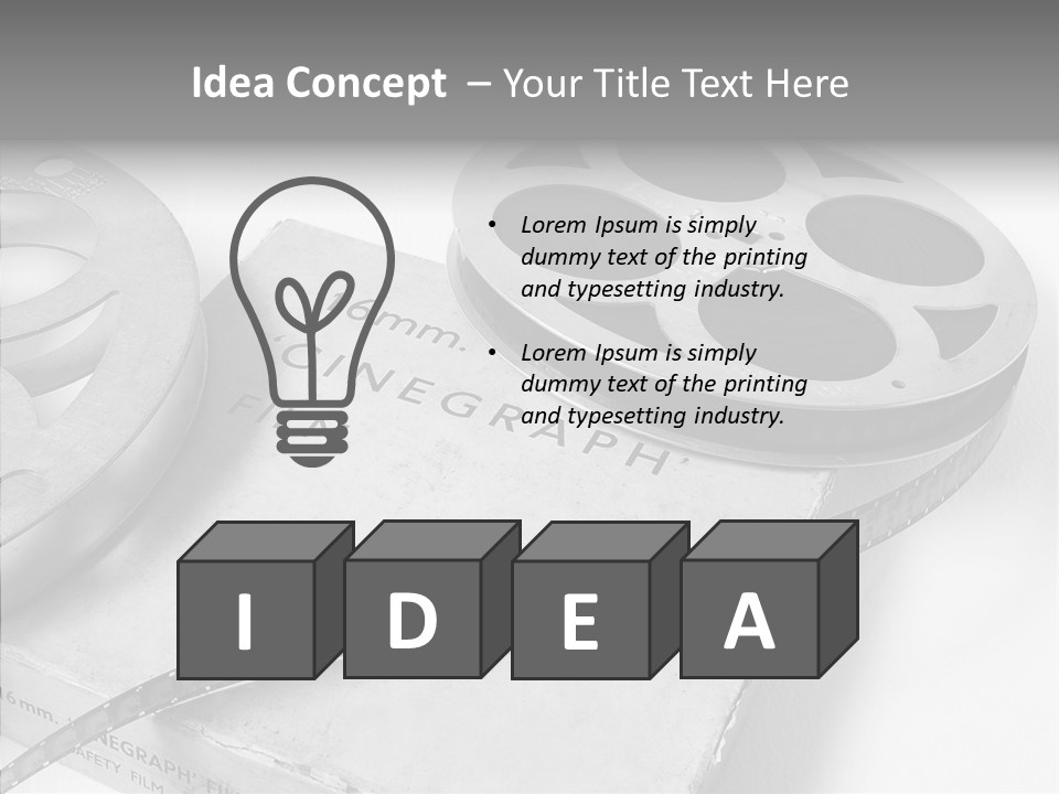 Senior  Closeup Elder PowerPoint Template