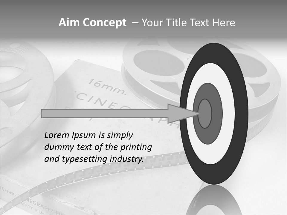 Senior  Closeup Elder PowerPoint Template