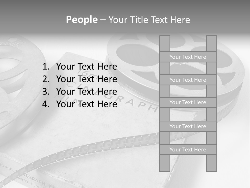 Senior  Closeup Elder PowerPoint Template