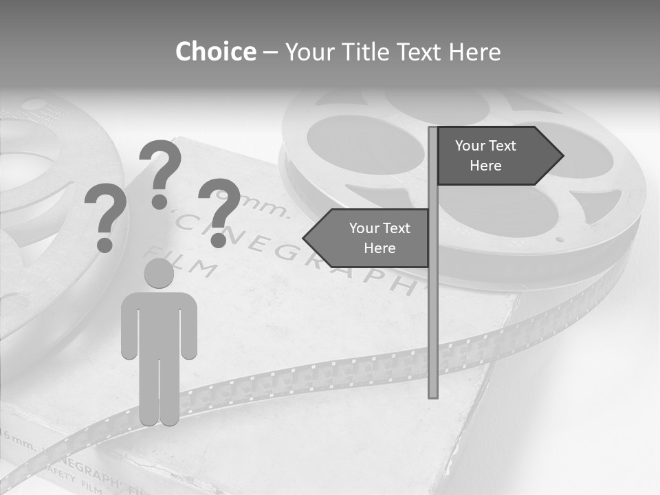 Senior  Closeup Elder PowerPoint Template