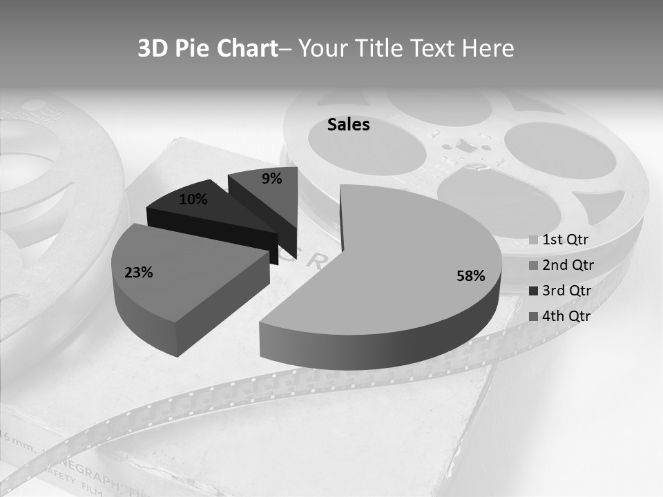 Senior  Closeup Elder PowerPoint Template