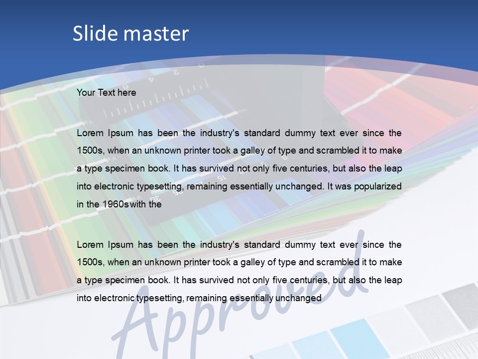 Elderly Sharing Elder PowerPoint Template