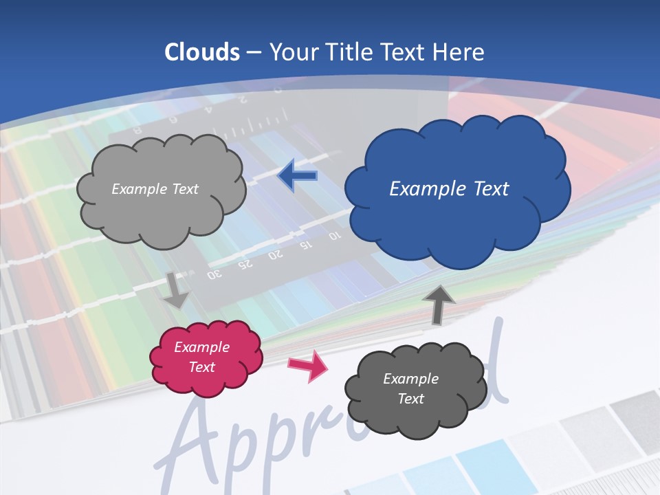 Elderly Sharing Elder PowerPoint Template