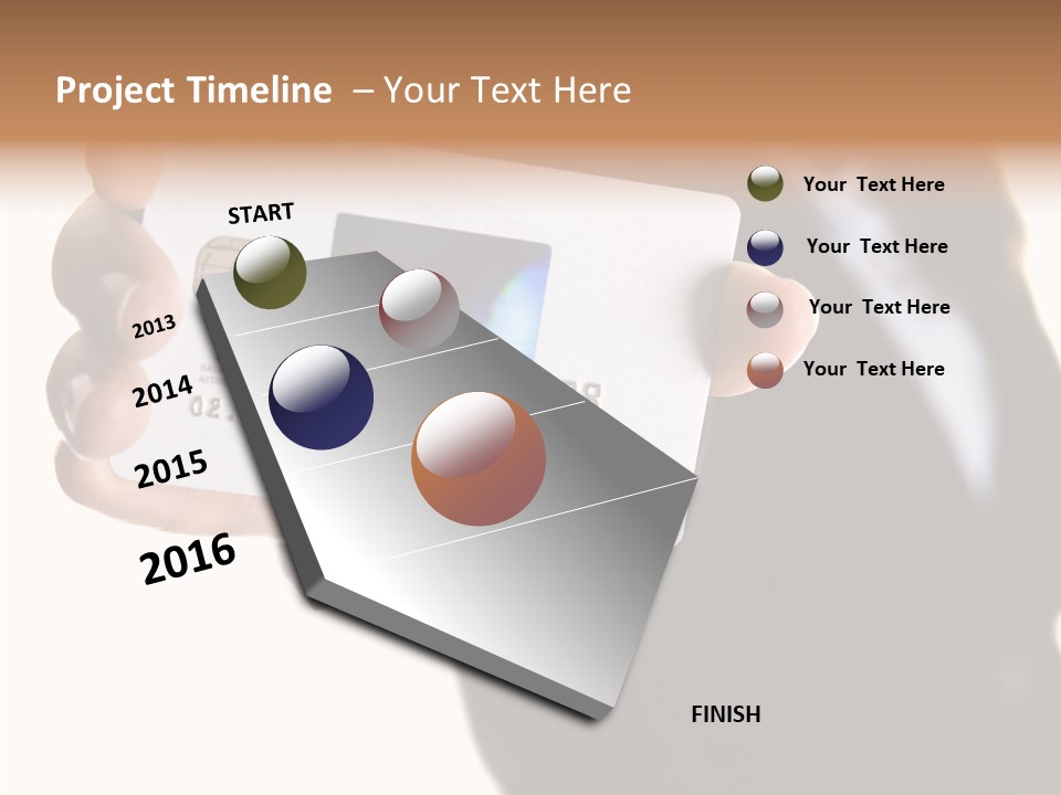 Female Togetherness Helping Hand PowerPoint Template
