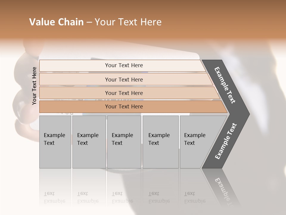 Female Togetherness Helping Hand PowerPoint Template