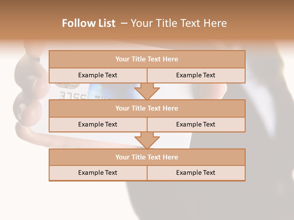 Female Togetherness Helping Hand PowerPoint Template