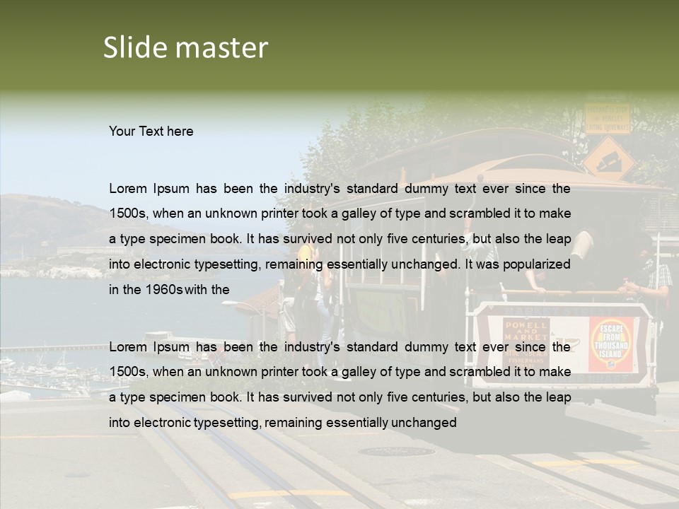 Female Young Closeup PowerPoint Template