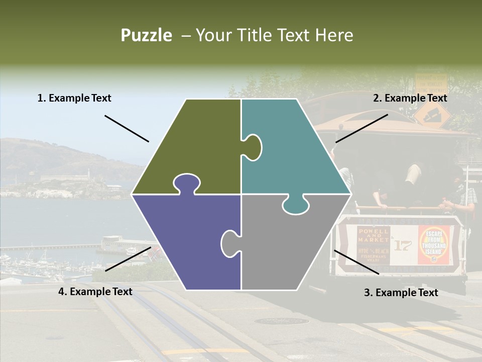 Female Young Closeup PowerPoint Template