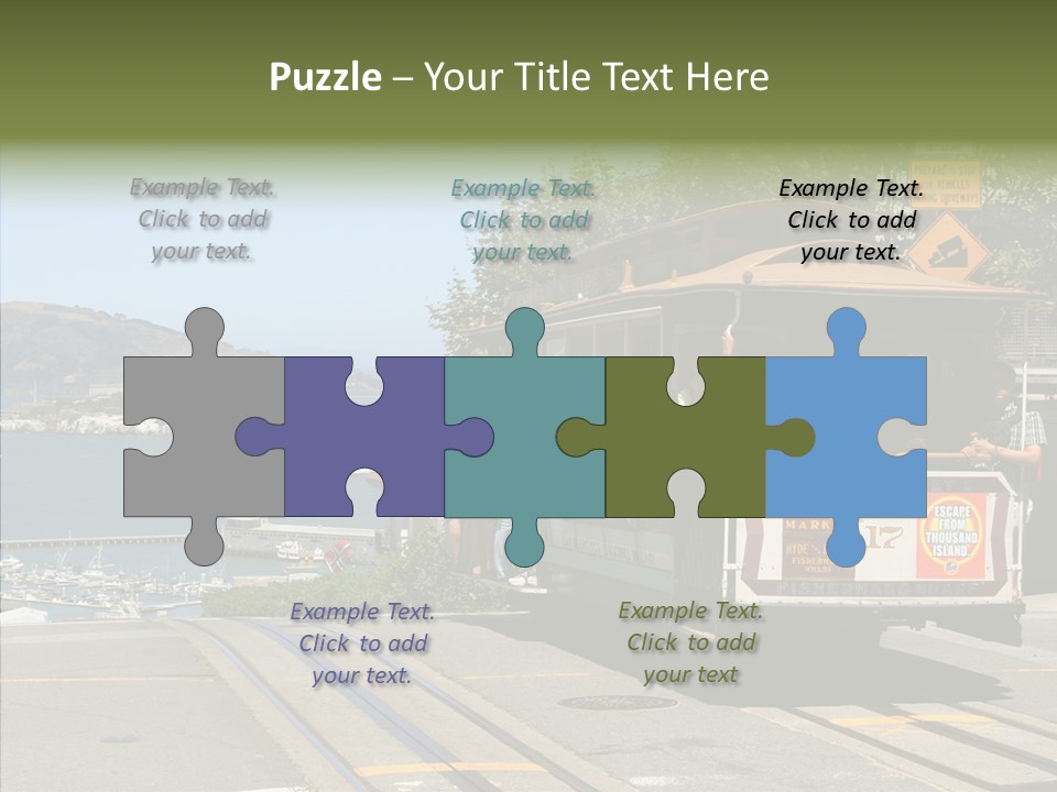 Female Young Closeup PowerPoint Template