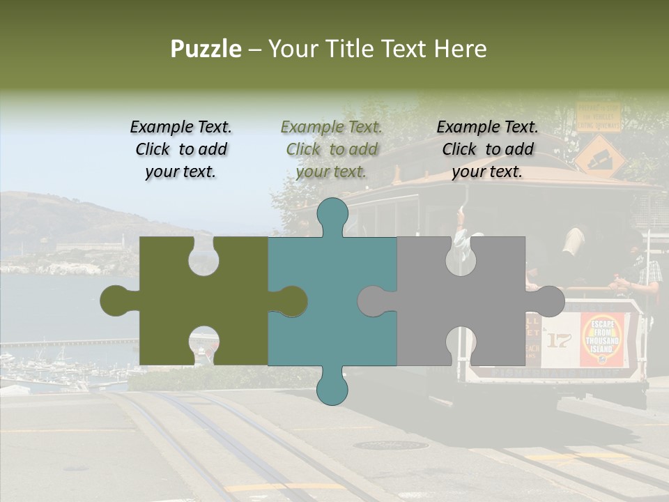 Female Young Closeup PowerPoint Template