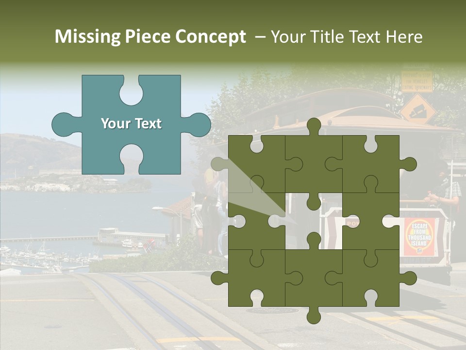 Female Young Closeup PowerPoint Template