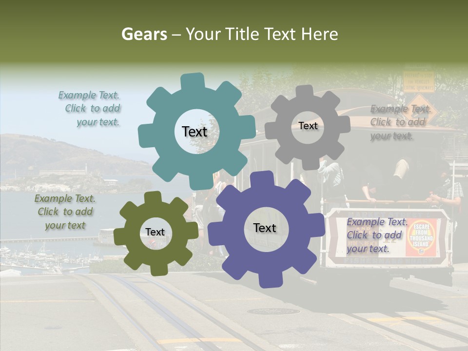 Female Young Closeup PowerPoint Template