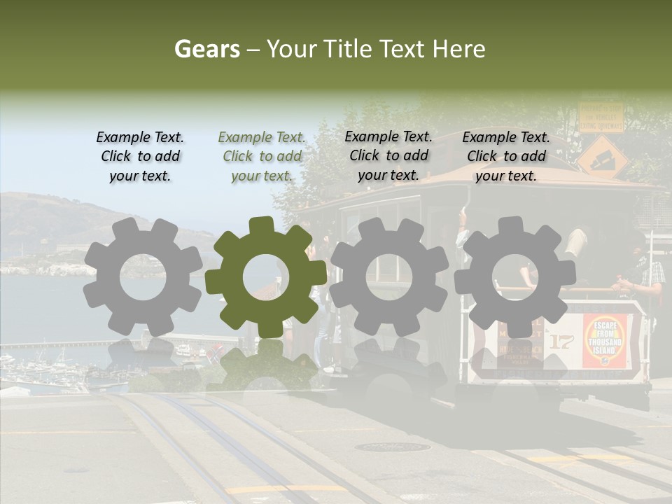 Female Young Closeup PowerPoint Template