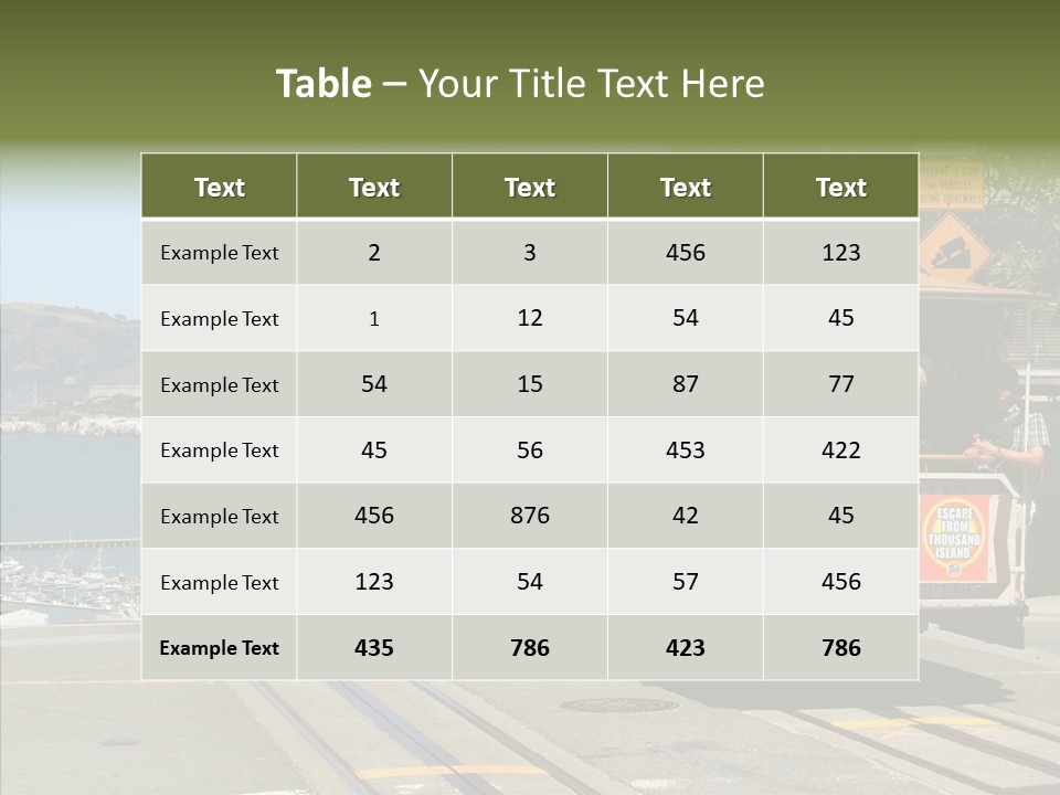 Female Young Closeup PowerPoint Template