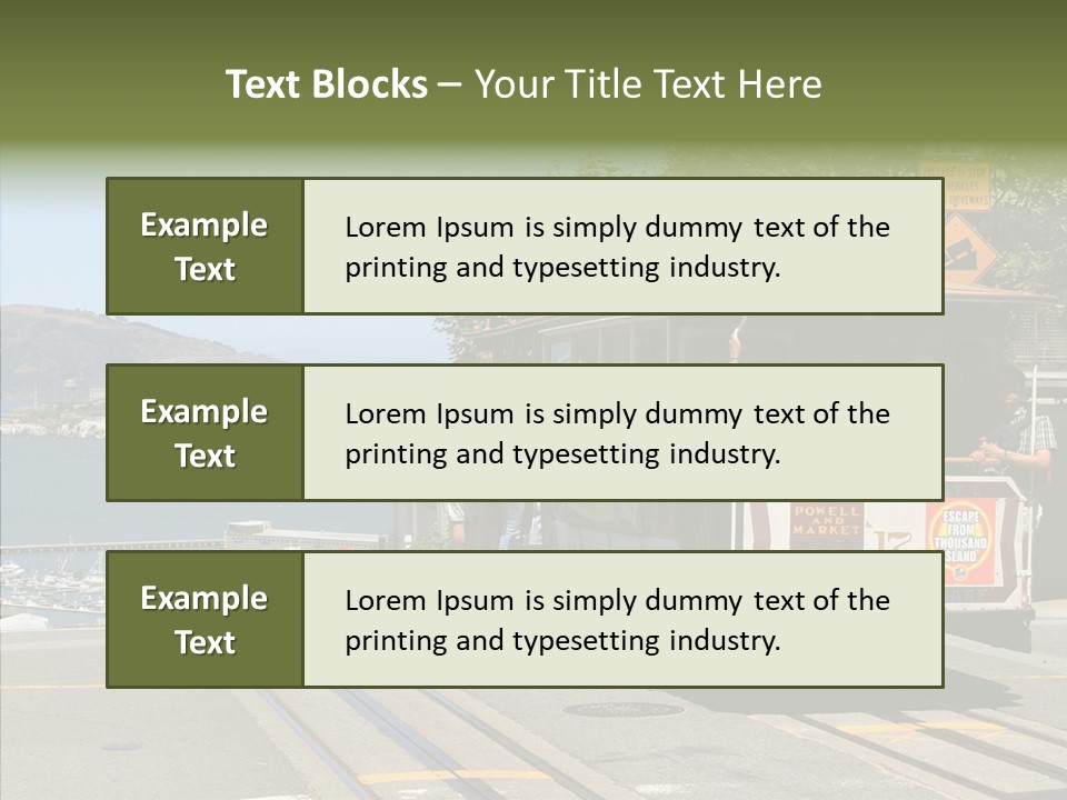Female Young Closeup PowerPoint Template