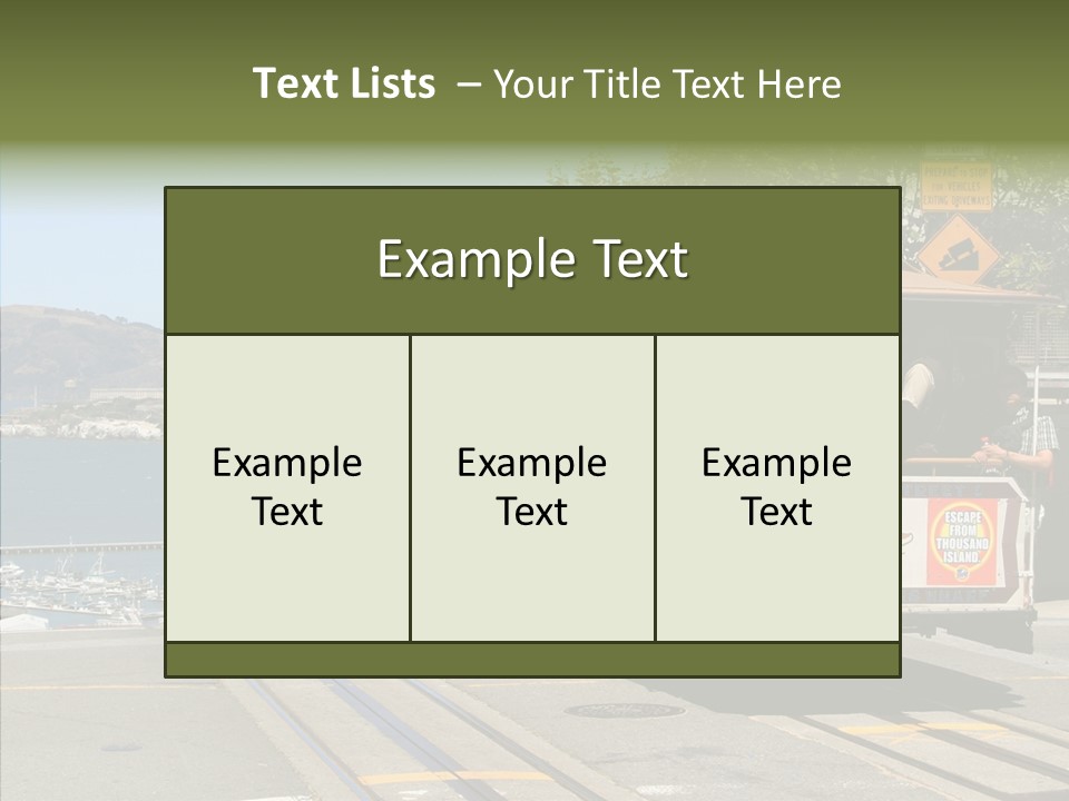 Female Young Closeup PowerPoint Template