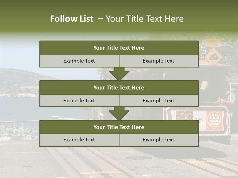 Female Young Closeup PowerPoint Template