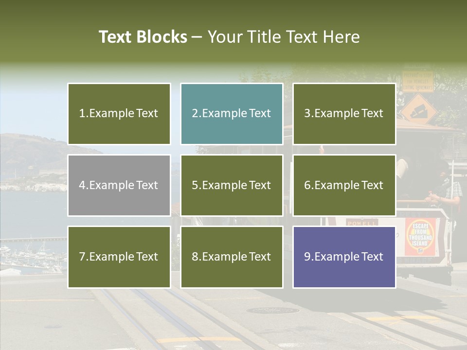 Female Young Closeup PowerPoint Template