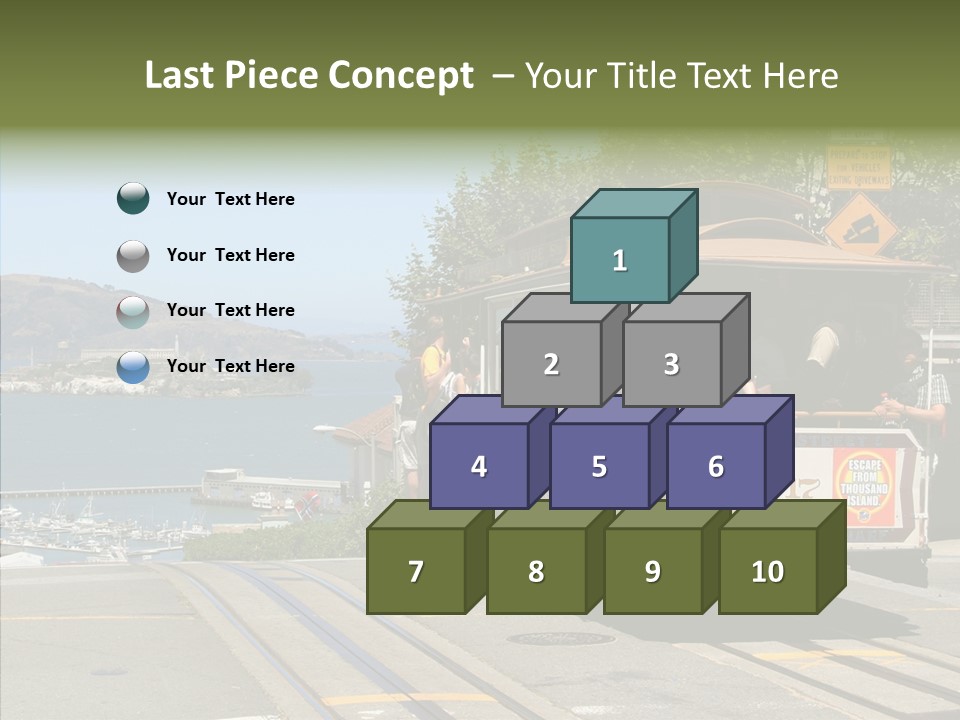 Female Young Closeup PowerPoint Template