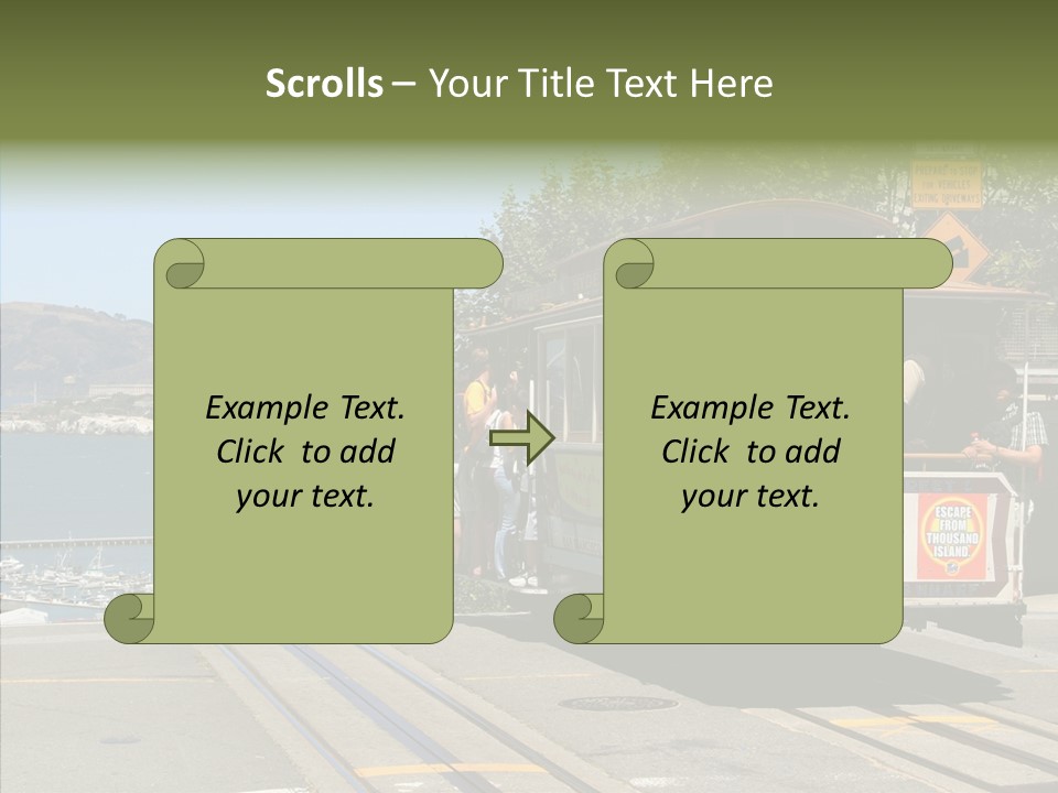 Female Young Closeup PowerPoint Template