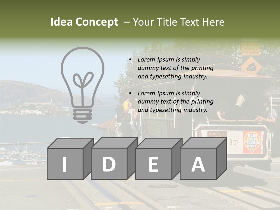 Female Young Closeup PowerPoint Template