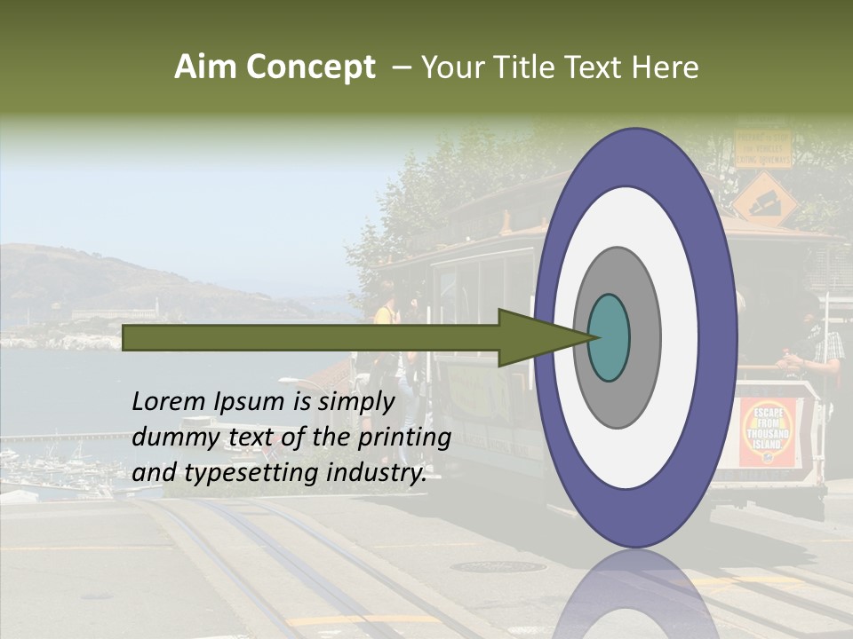 Female Young Closeup PowerPoint Template