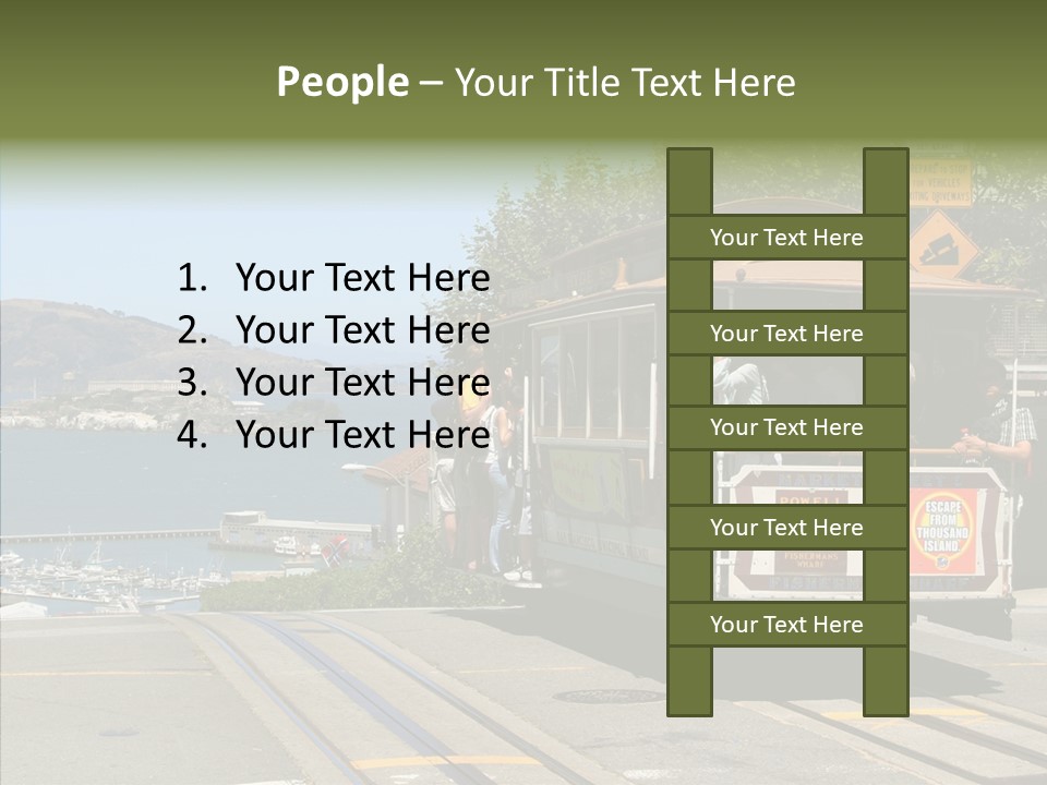 Female Young Closeup PowerPoint Template