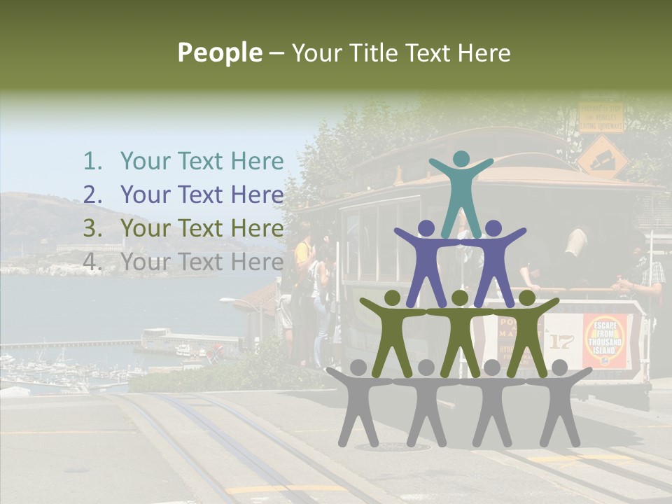 Female Young Closeup PowerPoint Template