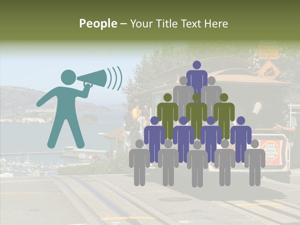 Female Young Closeup PowerPoint Template